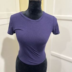 Dark navy blue fashion nova top